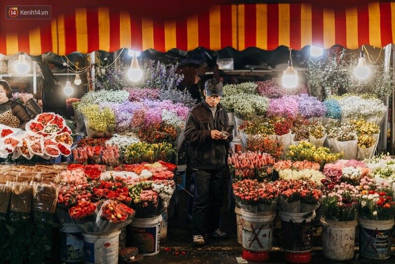 hanoi capital mercado nocturno de flores