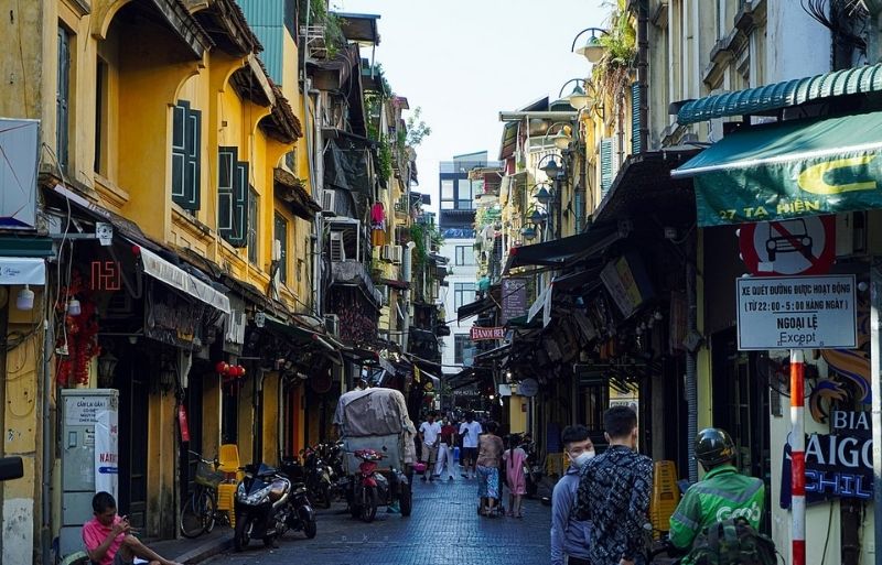 Communal living spaces in Hanoi's Old Quarter