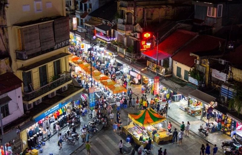 Night market area