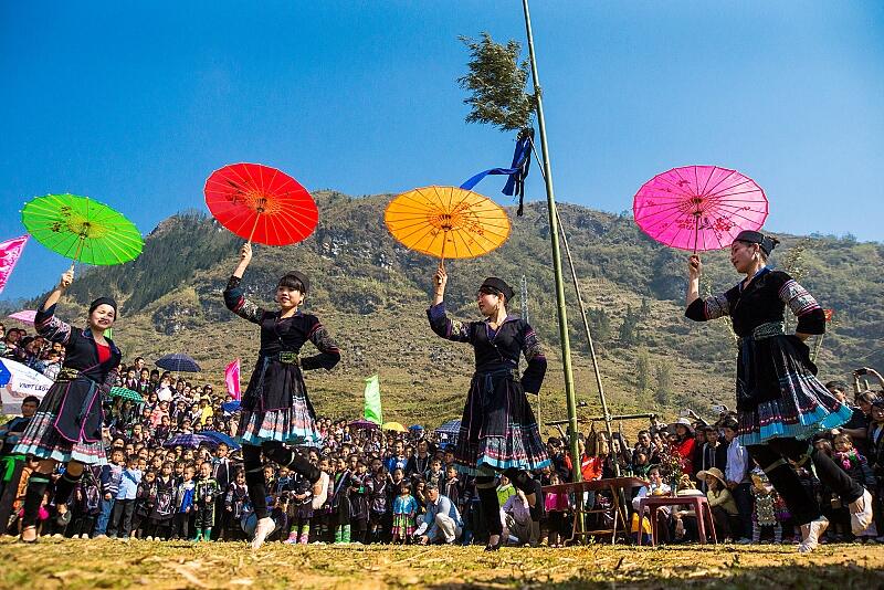 Gau Tao Festival of the Mong people in Vietnam