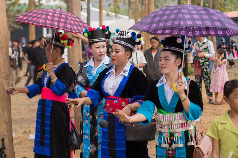 Hmong new year in Laos