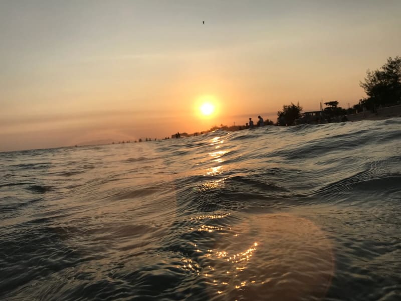 Sunset in Hồ Tràm