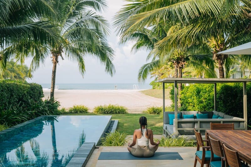 Melia Hồ Tràm offers a luxury beachfront stay with private beaches and high-end services.