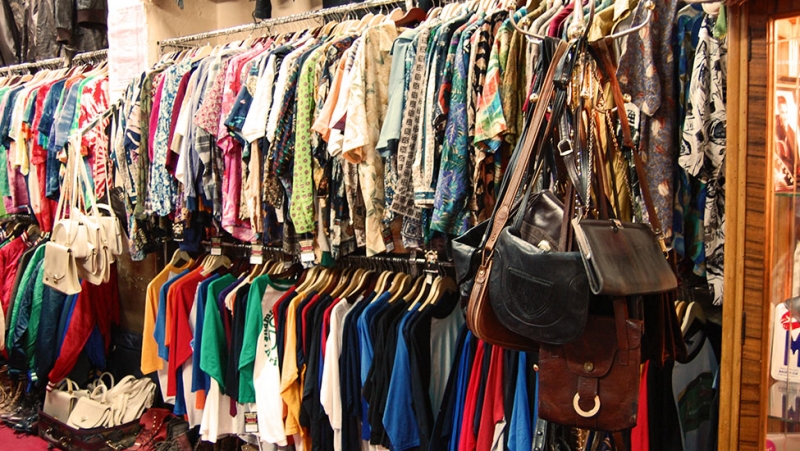 This is also a thrift store paradise for fashionistas