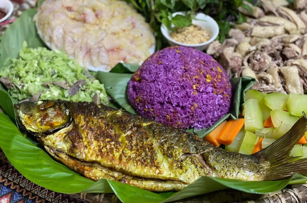 sticky rice in hoang su phi