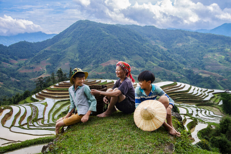 Hoang Su Phi in the flood season