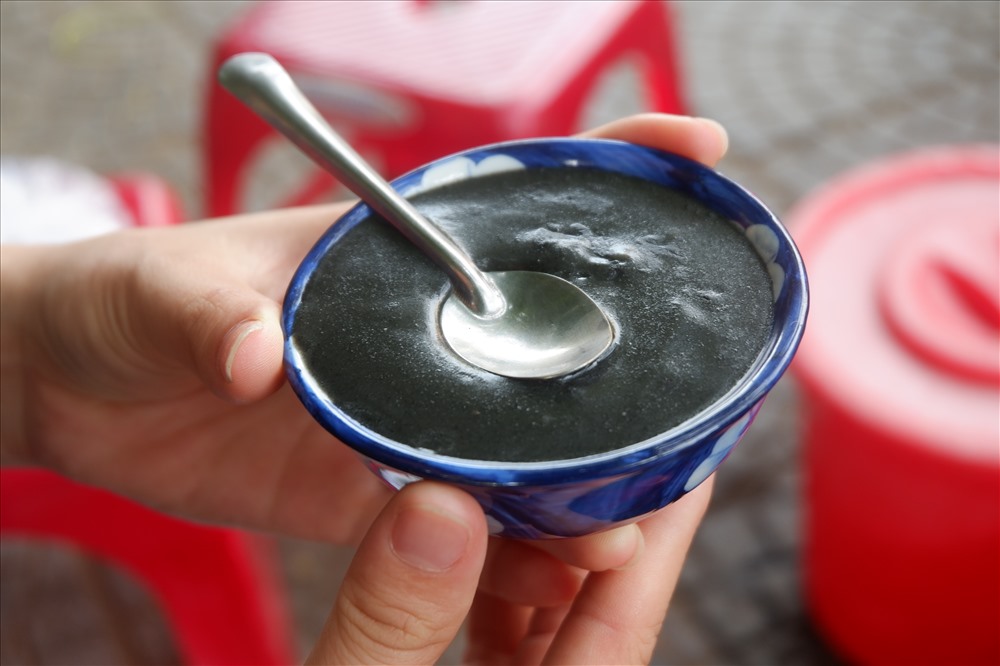 This dessert is often mistaken for being made from bamboo charcoal.