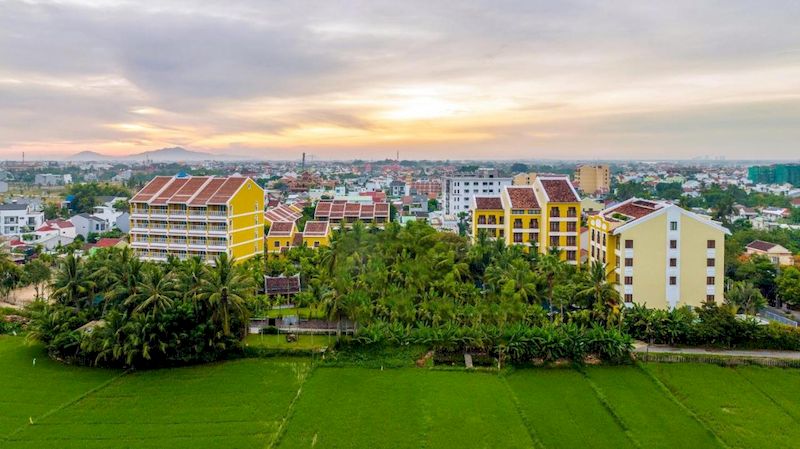 The scenery at La Siesta Hoi An provides an indescribable sense of peace