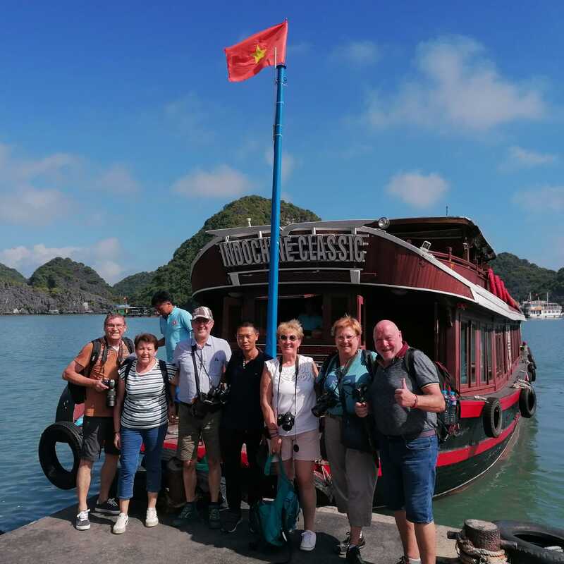 Junk Cruise to Halong Bay - our dear travelers