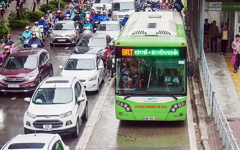 Local buses in Vietnam