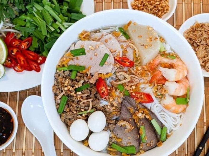 Hu Tieu Nam Vang is one of the famous Hu Tieu types in Ho Chi Minh City