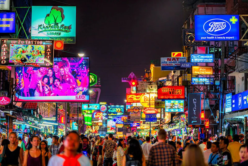 Khao San Road A famous culinary street in Thailand
