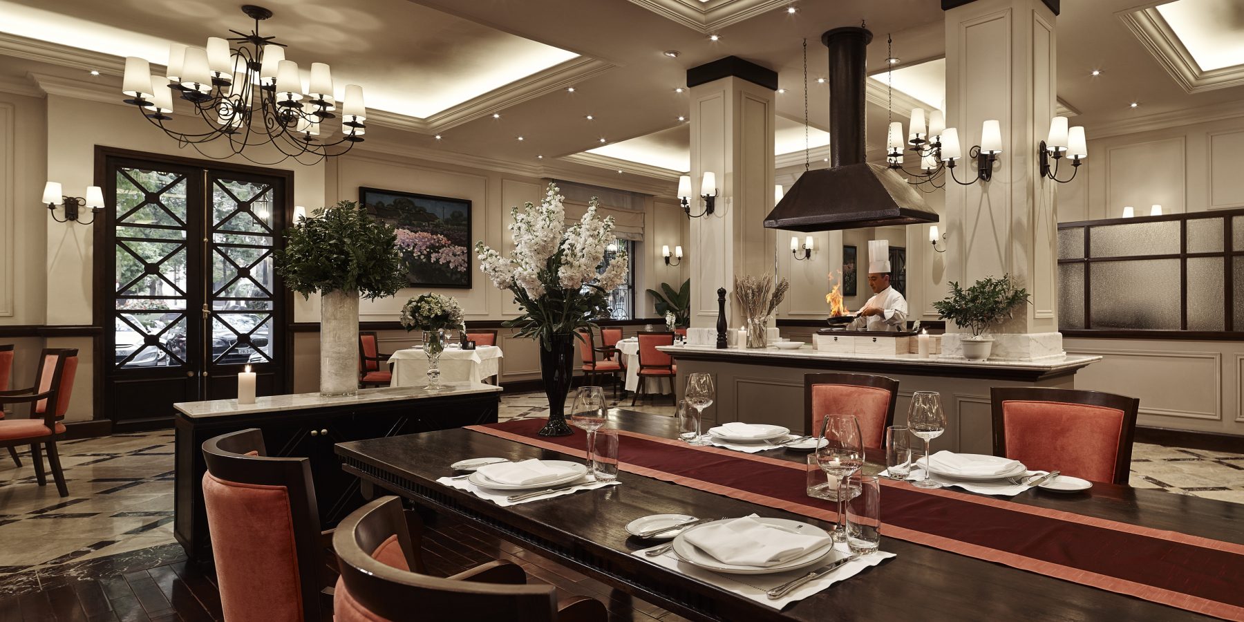 Le beaulieu, one of the most famous luxury restaurants in Hanoi