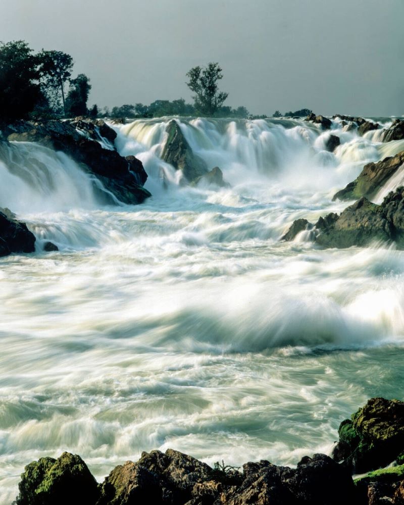 Impressive waterfalls near the Cambodian border