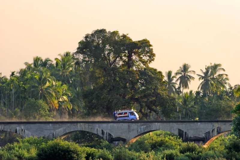 Take in the peaceful scenery of Laos