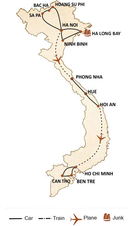 Vietnam 3 weeks itinerary