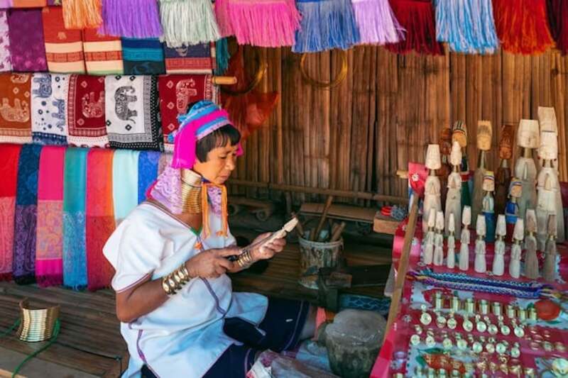 long neck people Thailand