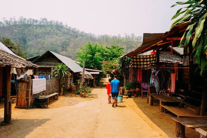 A peaceful village of the tribes of northern Thailand