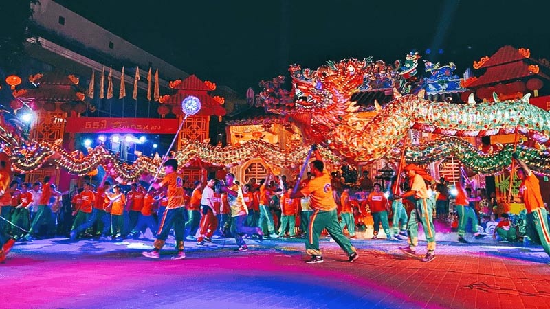 Thailand celebrates the Lunar New Year on a large scale