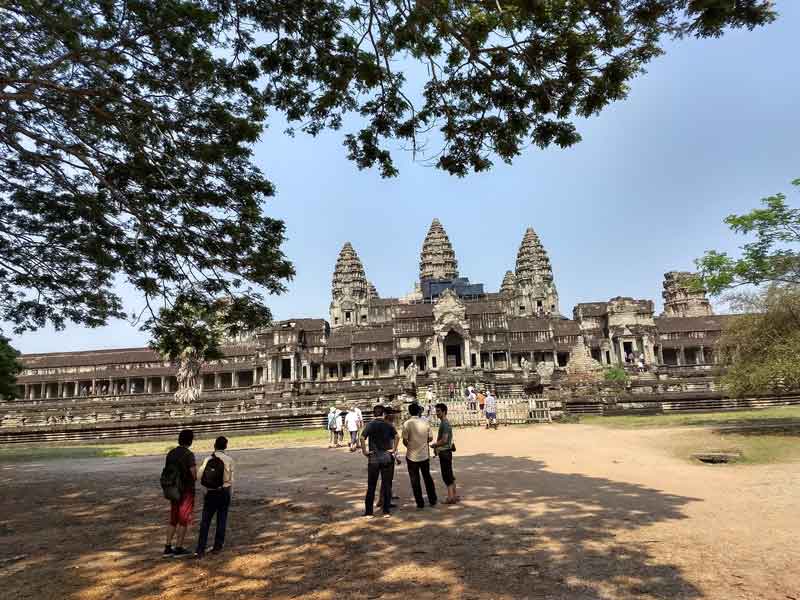 The Angkor temples