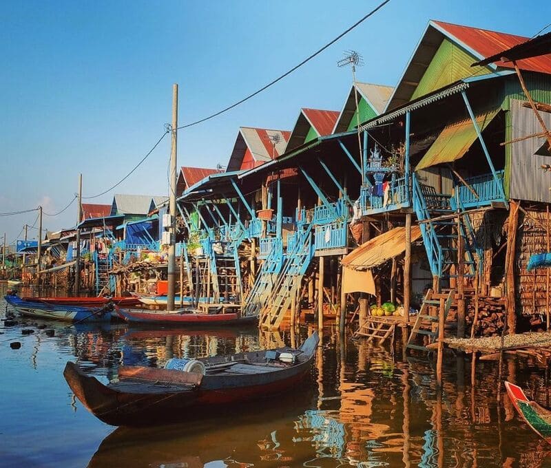 Tonle Sap floating village