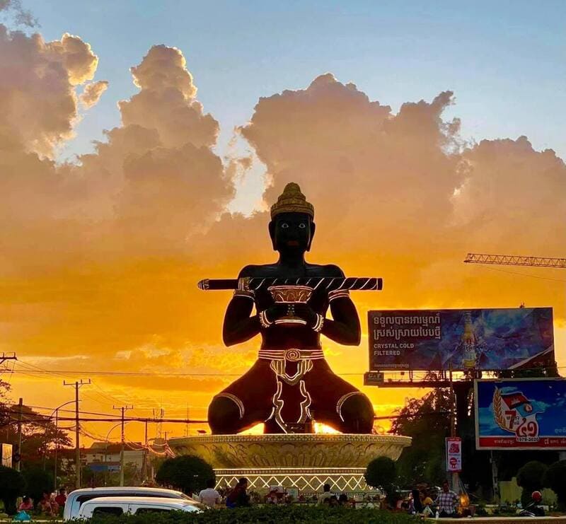 Battambang, a peaceful city in Cambodia