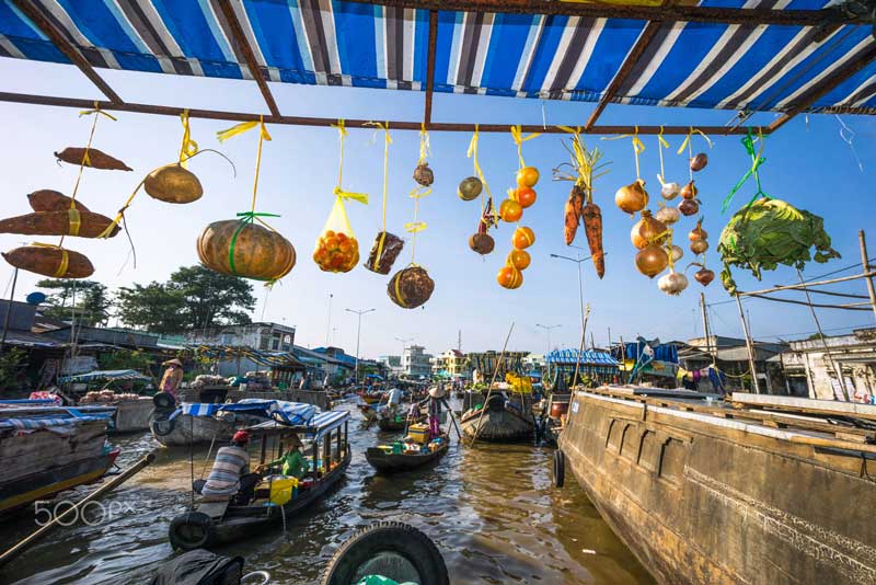 Cai Rang Floating Market 