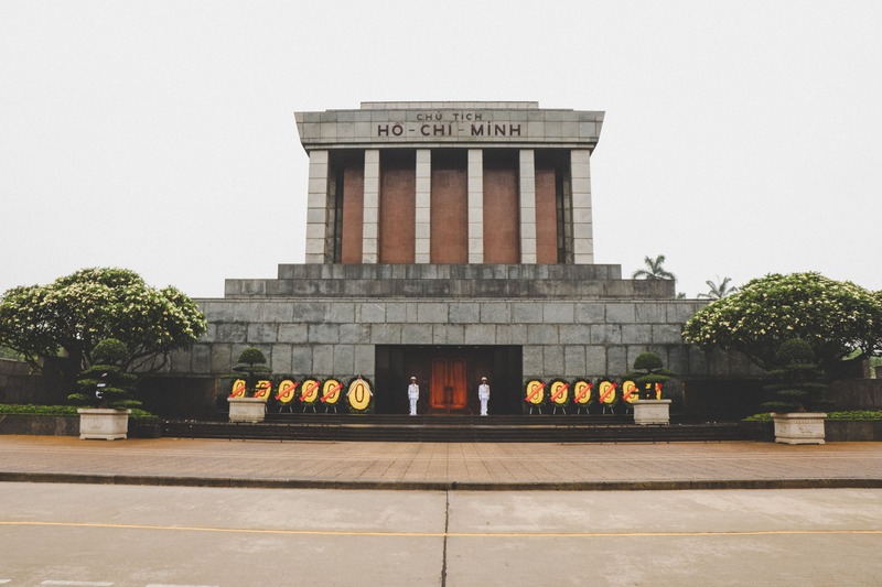 The Mausoleum of President Ho Chi Minh