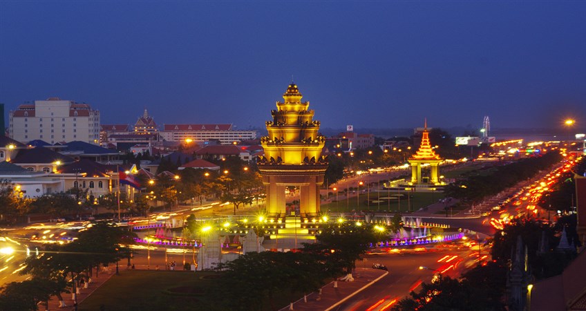 Nightlife in the Cambodian capital 