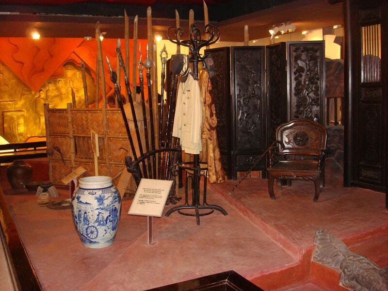 The museum preserves objects of President Ho Chi Minh