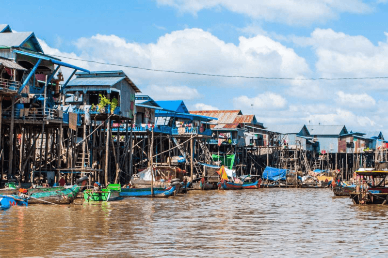 The village on stilts Kampong Phluk