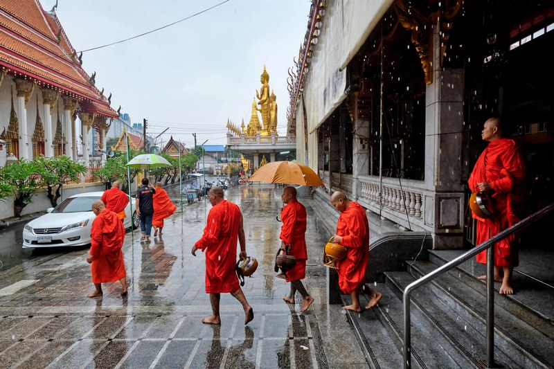 Thailand October in the rain 