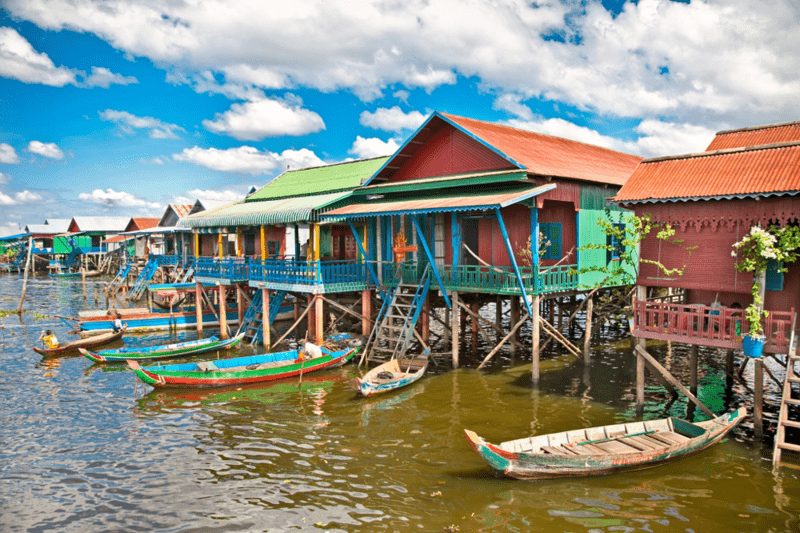 Tonle Sap Lake is a must-visit destination, especially during the rainy season (June to October)
