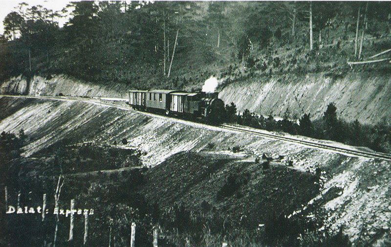 The rack railway in Dalat, once one of the most modern railways in the world
