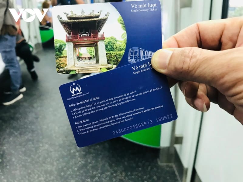 metro hanoi ticket