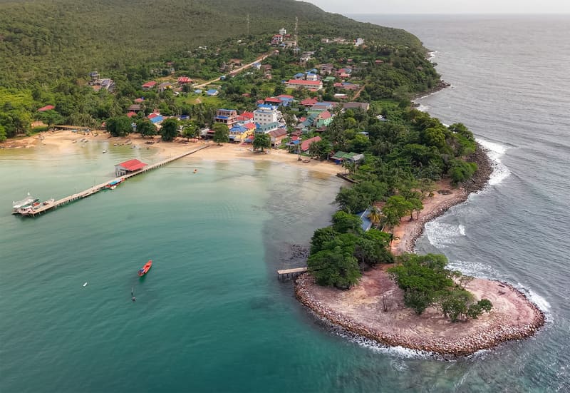 isla koh rong samloem en camboya