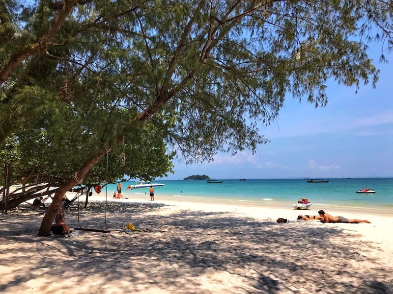 isla koh rong en camboya