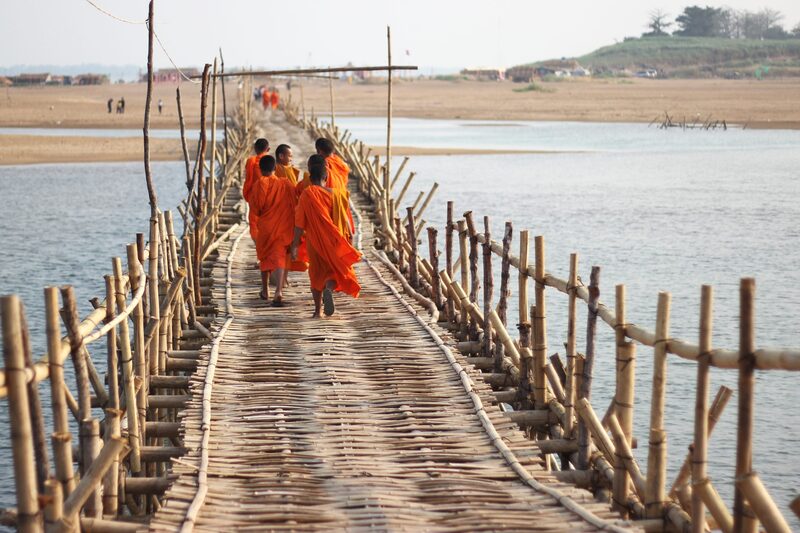 kampong cham puente de bambu