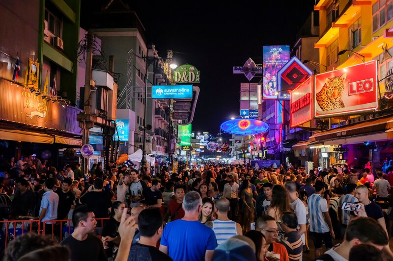 khao san road bangkok new year