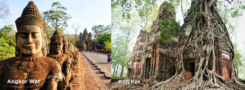 koh ker o angkor wat