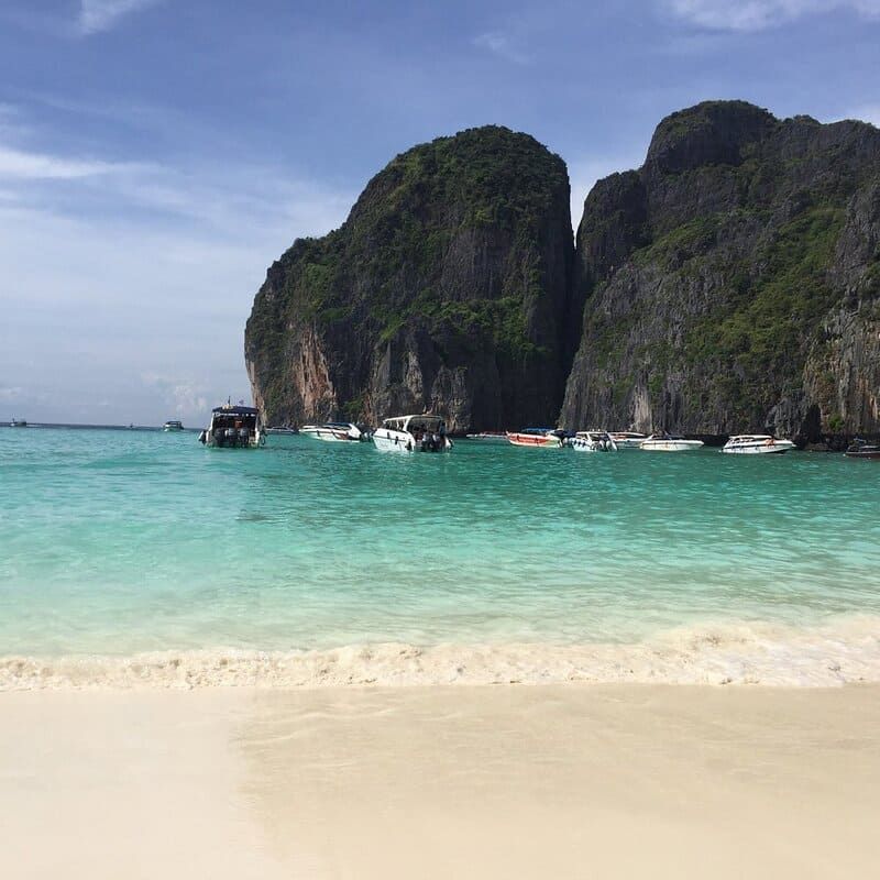 belleza natural en koh phi phi