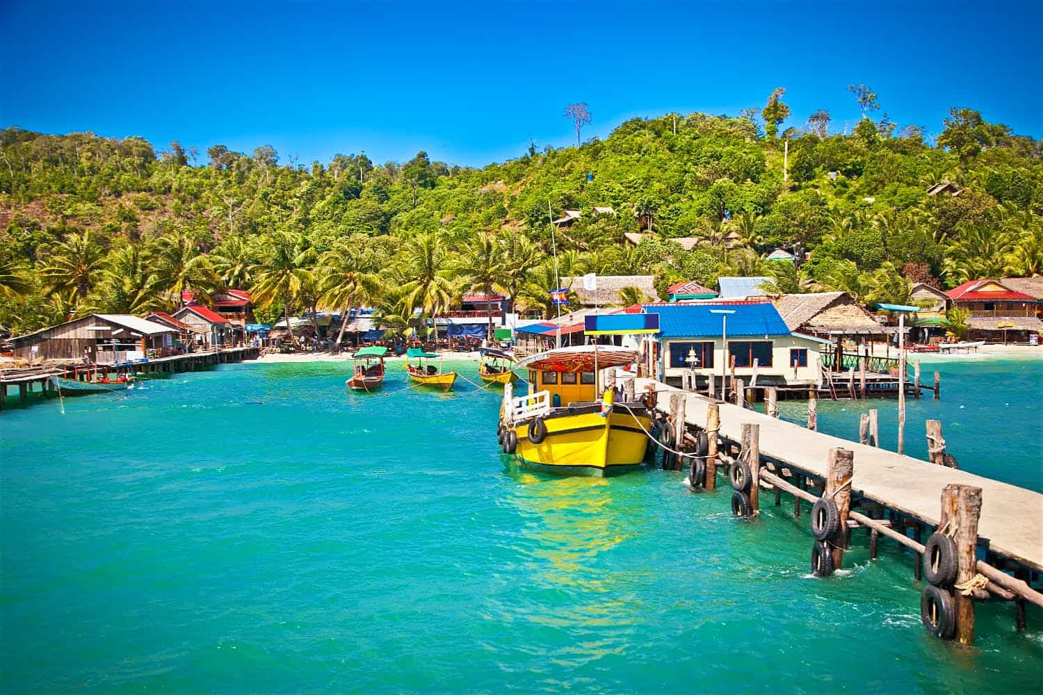 playas de koh rong en abril