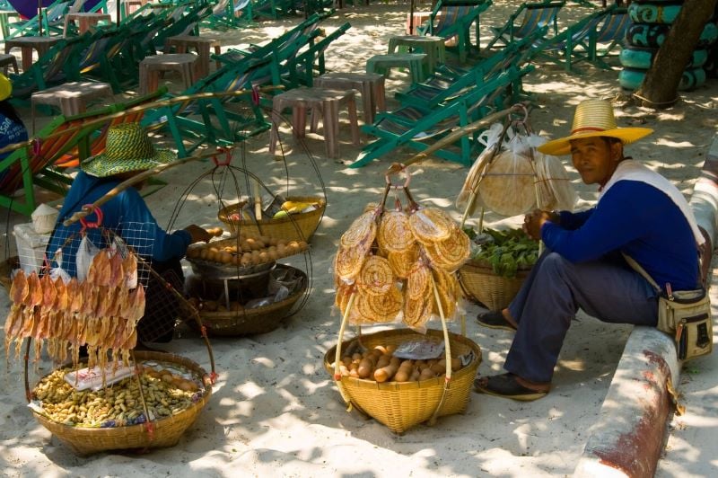 Thai culinary delights, a mix of tangy and spicy flavours