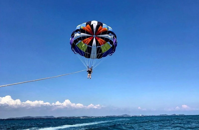 Water activities on the beaches of Koh Samet