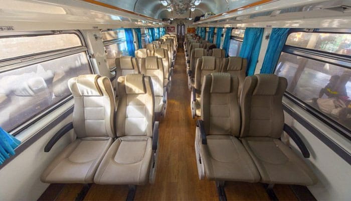 2nd Class Air Conditioned Seat, Bangkok to Surat Thani Train