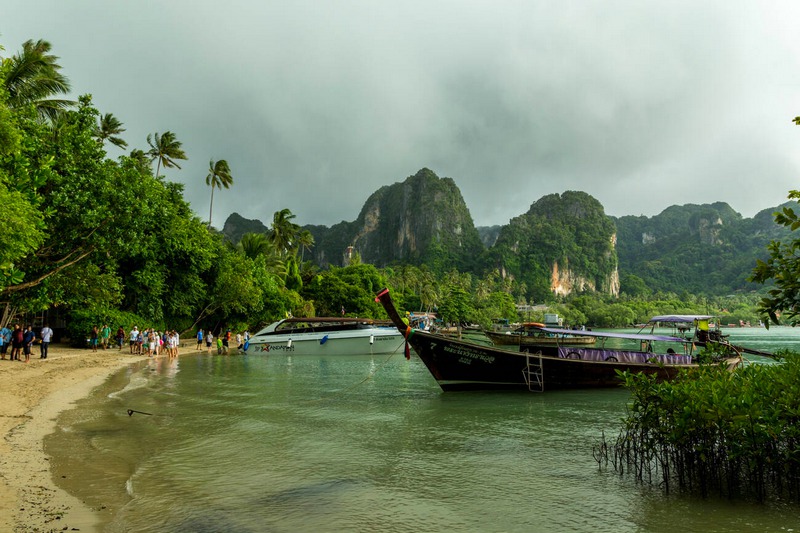 Capture the calm that precedes the rain on the island of Koh Phi Phi