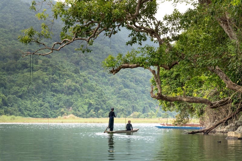 visitar lago ba be en bote