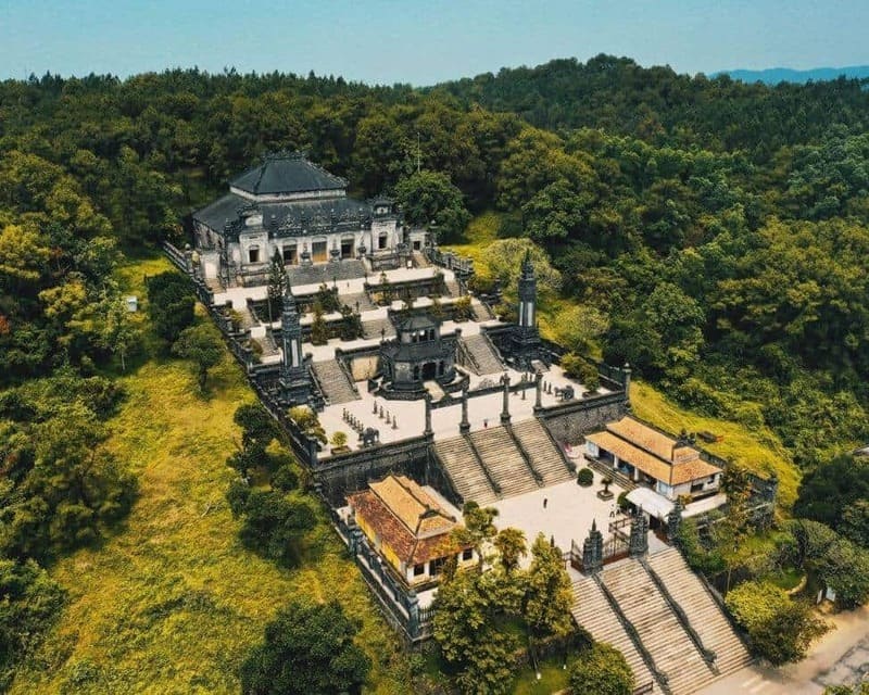 Khai Dinh Tomb, a harmony between architecture and nature