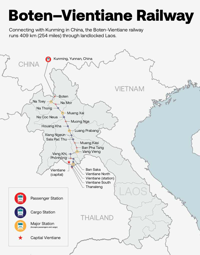 train map of laos