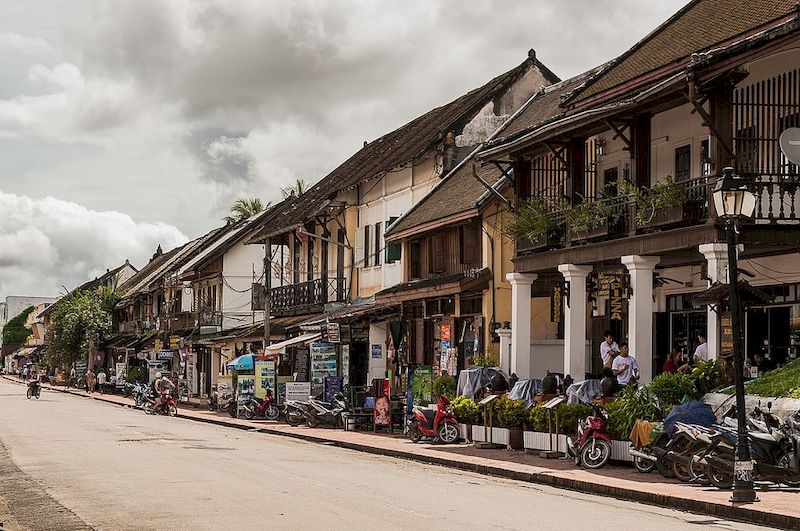 calles antiguas en luang prabang